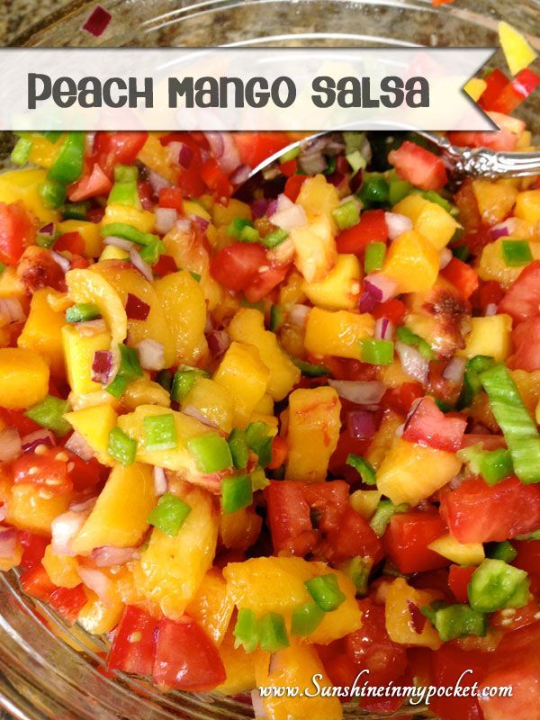 Peach Mango Salsa – perfect