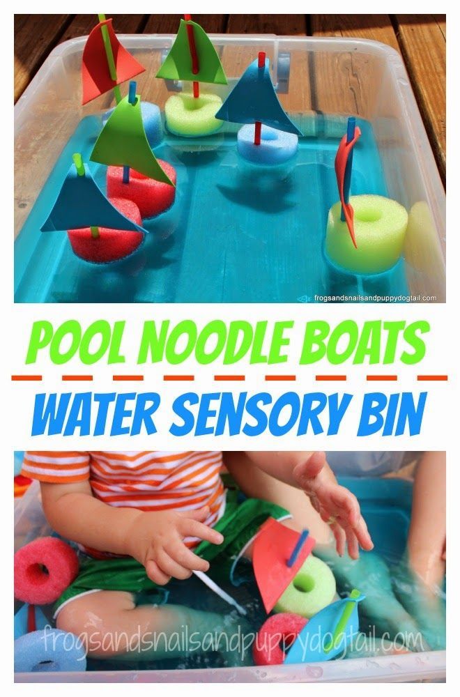 Pool Noodle Boats Water Sen