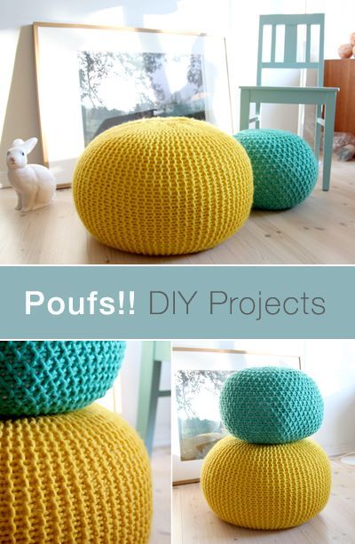 Poufs are a multi-functional and stylish addition to any room in the house. Make your own for less with the help of this DIY pouf