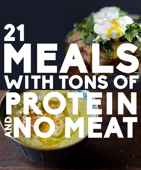 Protein is one of the key factors to a healthy diet. These are healthy protein-packed recipes without meat (great for vegetarians and vegans looking to get more