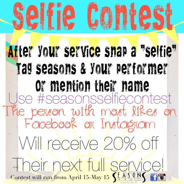 Seasons Selfie Contest