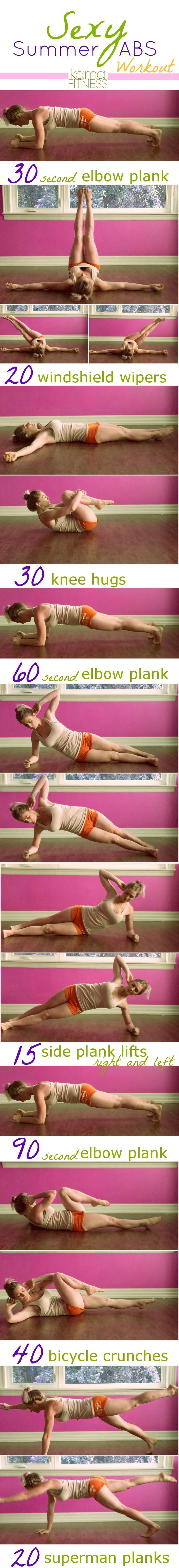 Sexy Abs Workout Planks, si