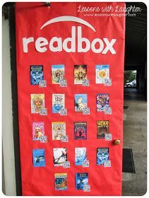 So doing this 4th term.  Readbox for door with books suggested by students with QR codes to student-made book
