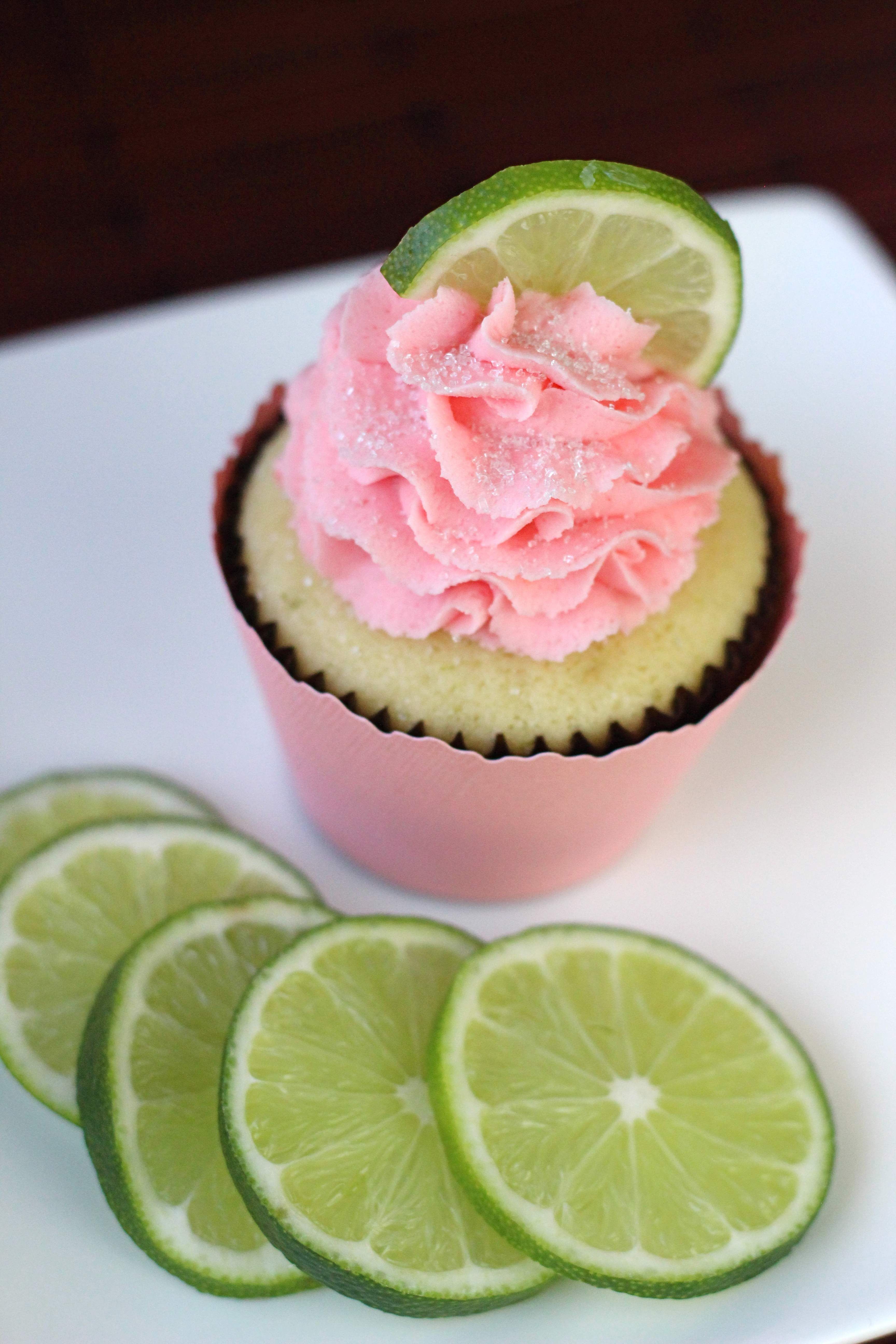 Strawberry Lime Cupcakes: O