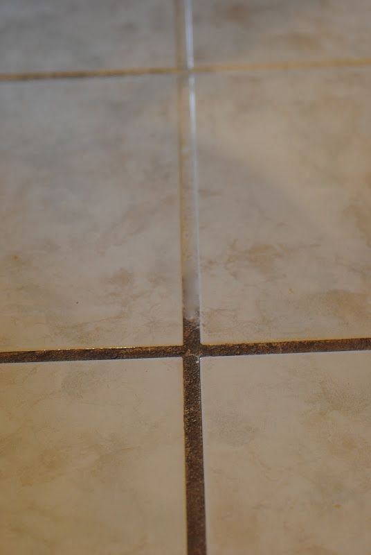 Such a simple thing can change the look of an entire room. You need to see this before and after– YES, you CAN clean grout safely using just two items Im sure you already have in your home!