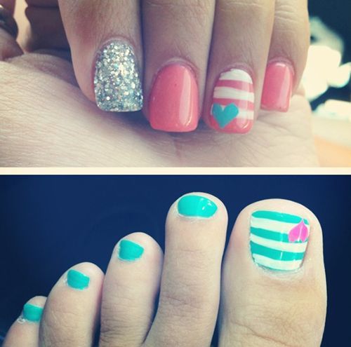 Summer Nail Art Design Ideas !! love it  going to do this for