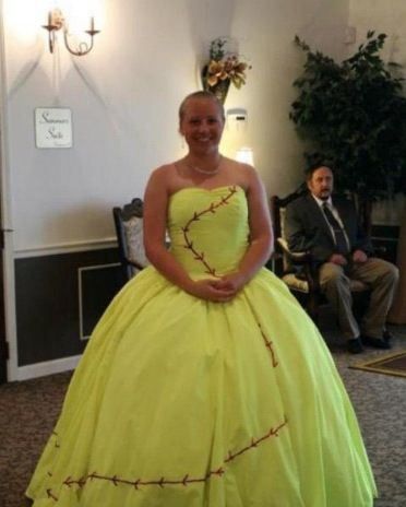 The best Fastpitch softball prom dress EVER. Can anyone even top
