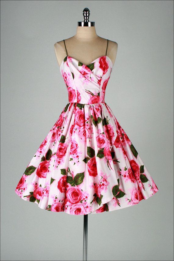 This pink floral dress woul