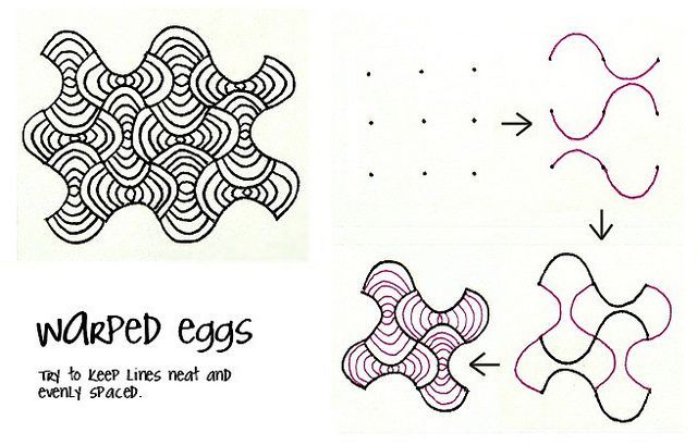 Warped Eggs   This pattern