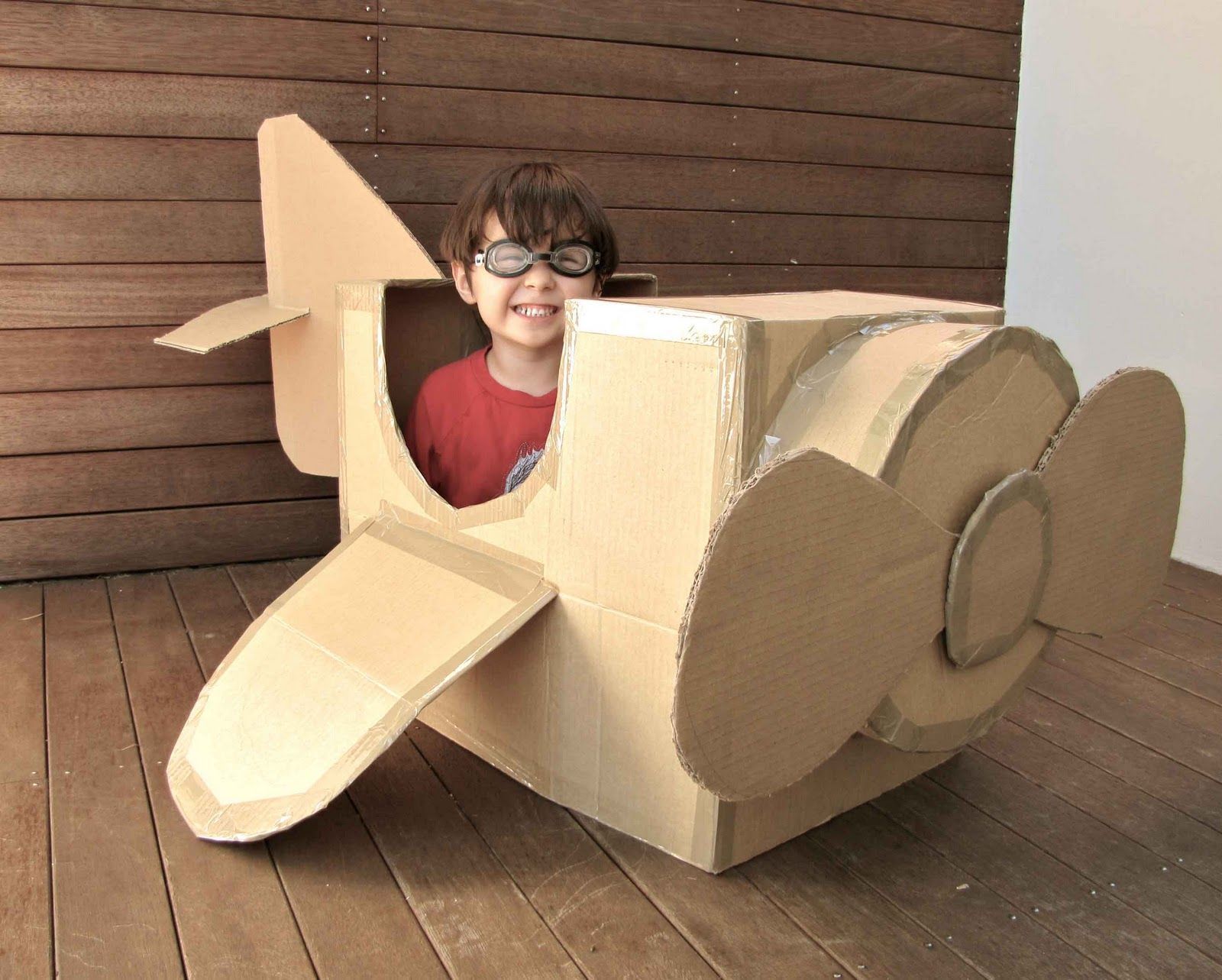 9 toy projects to create with kids from big cardboard boxes. My personal favorite is the