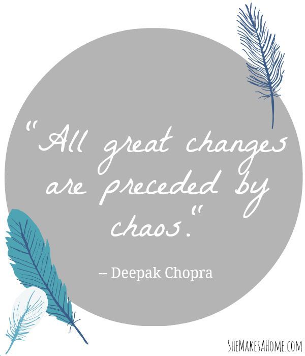 all great changes are prece