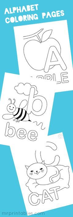 Alphabet Coloring Pages | Mr Printables…could make into a class