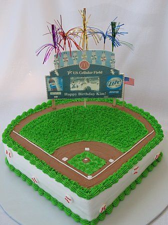 Baseball Stadium Cake-for Jeanie