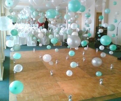Bubble balloons. These would be awesome decoration for an underwater themed childs party (Or maybe for something more sophisticated,