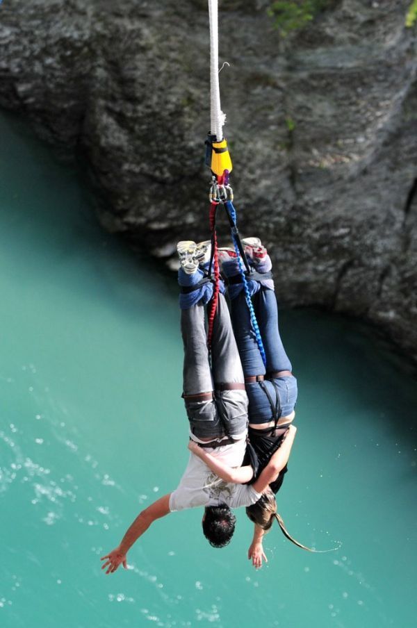 Bungee jump with someone I