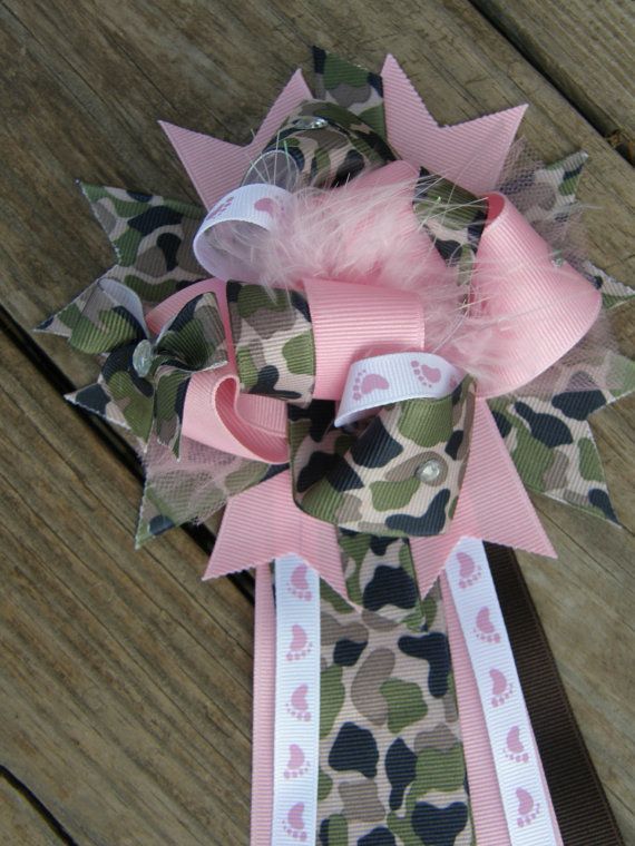 camo baby shower baby shower mumcamo girl by bonbow on Etsy,