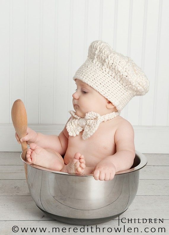 chef, Reminds me of when my own son sat in our soup pot…… a long, long time ago, but still brings smiles when I think about