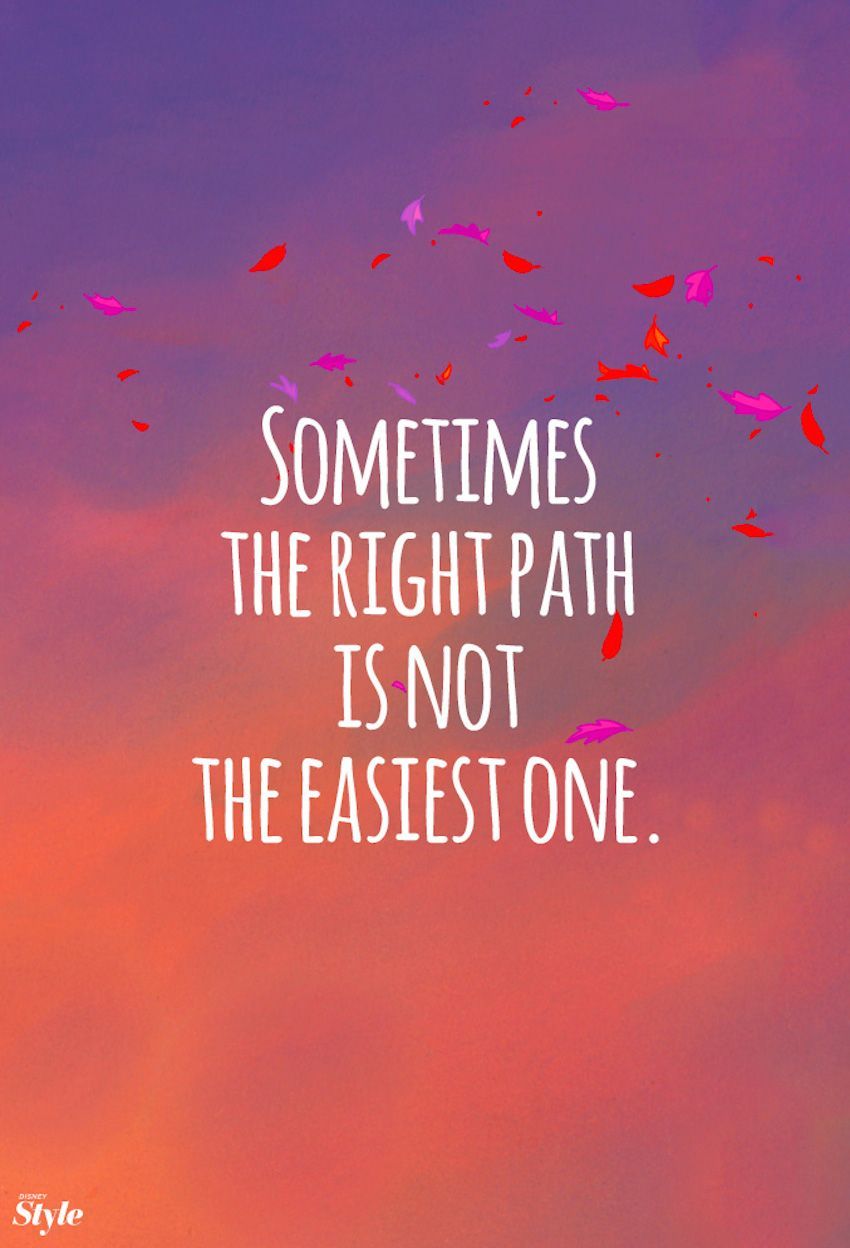 Choose the right path even