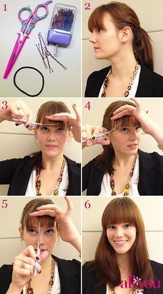 5 DIY Bang Cutting Tutorials That Will Make Messing Up Your Hair Impossible