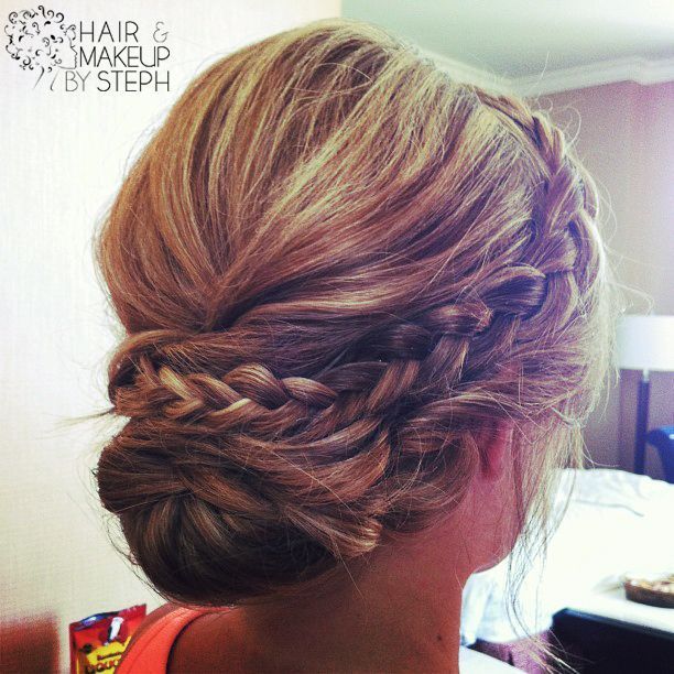 cute updo for bridesmaids