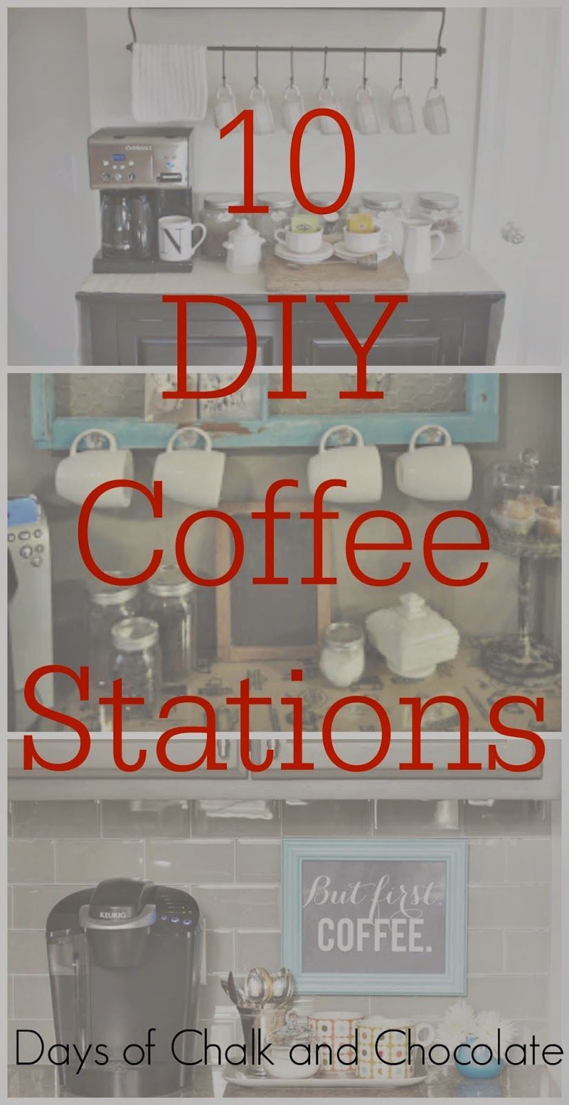 Days of Chalk and Chocolate: 10 DIY Coffee