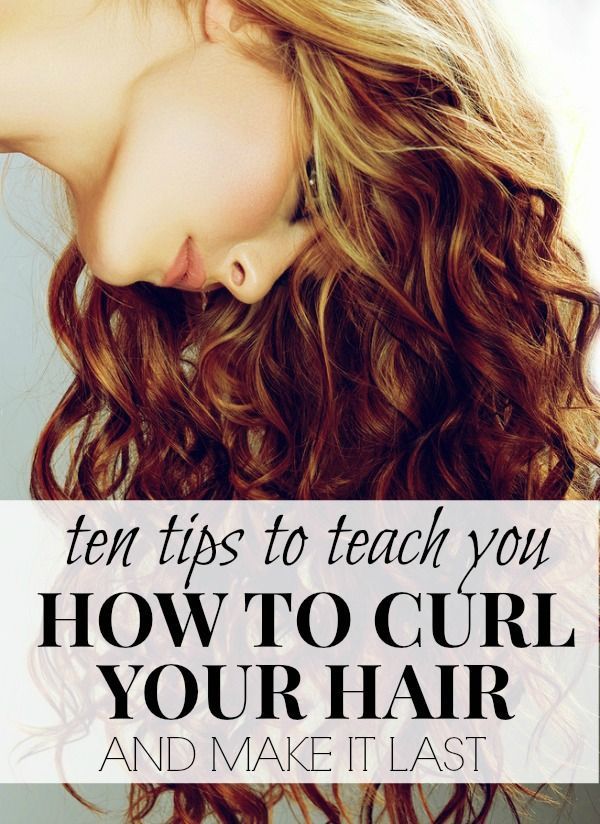 Did you know that sleek, straight hair makes your face look fatter? Neither did I! So grab your curling iron and check out this awesome list of 10 tips to teach you how to curl your hair and how to