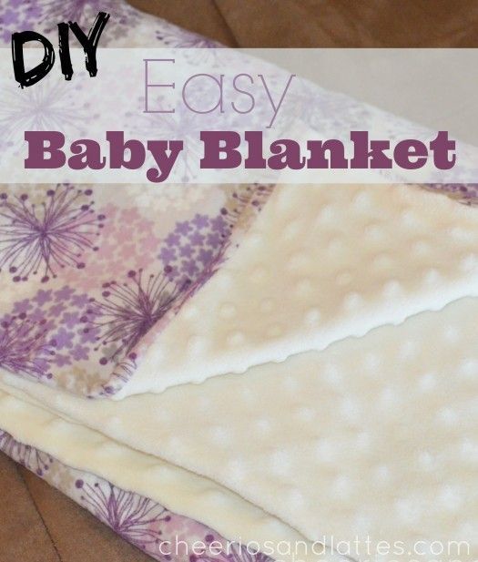 DIY Easy Baby Blanket Tutor