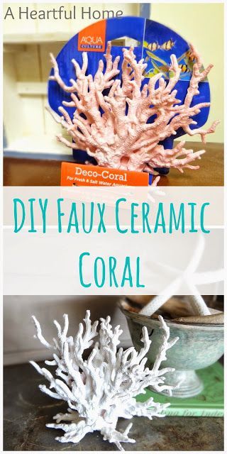 DIY Faux Ceramic Coral This
