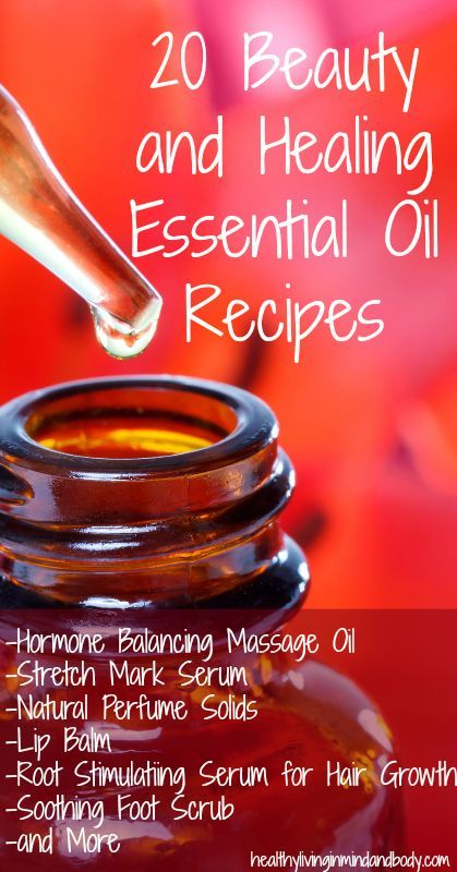 Essential oil recipes