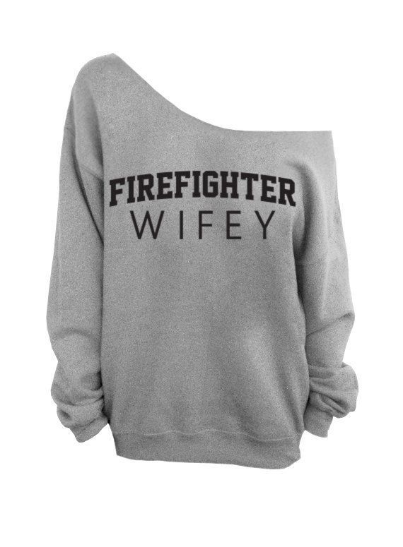 Firefighter Wifey   Gray Sl