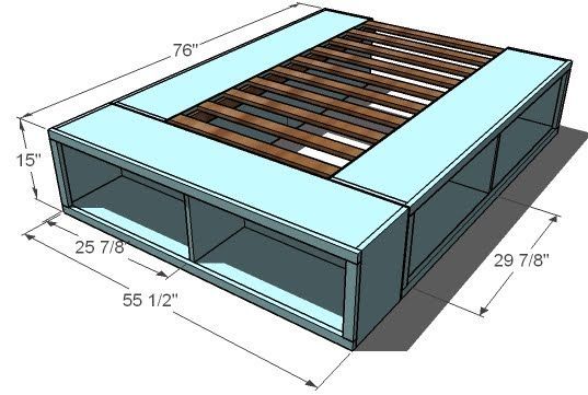 Full Storage (Captains) Bed