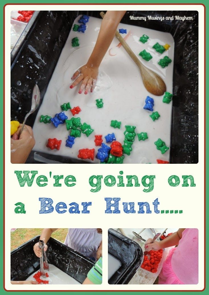 Going on a Goopy Bear Hunt.