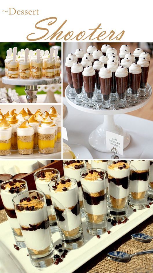 Gold and White Wedding. Wedding Reception Dessert Buffet. Serve Your Guests in