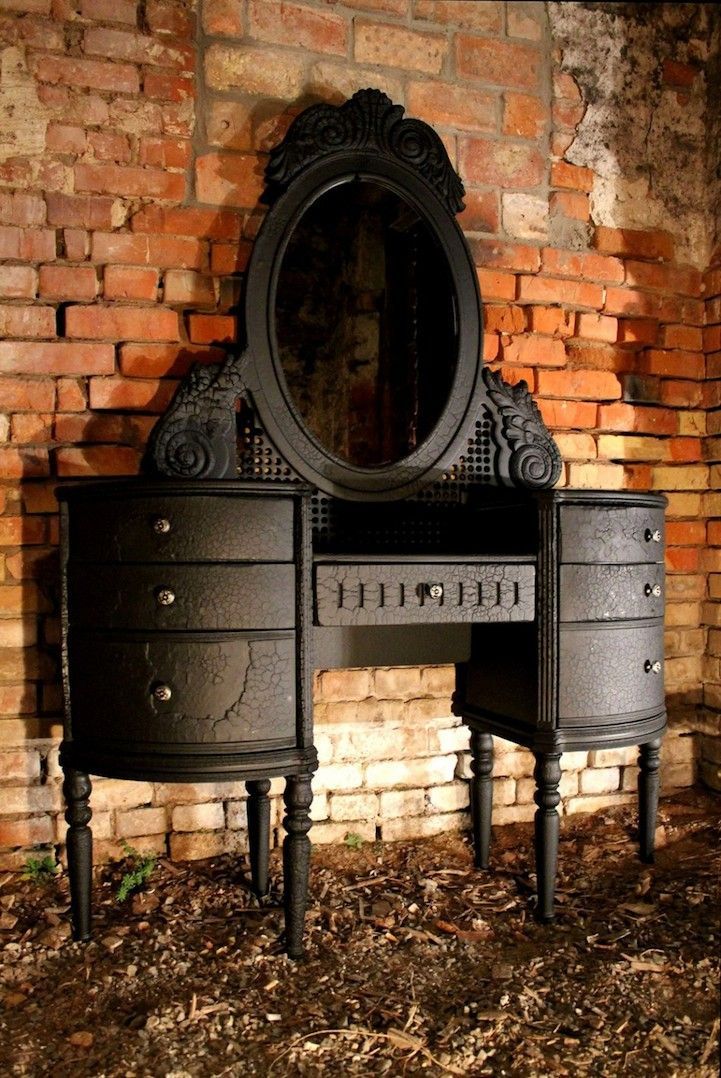 Gorgeous Baroque Dressing Table Created Through Wood Burning… (Featured Blog Posts – My Modern