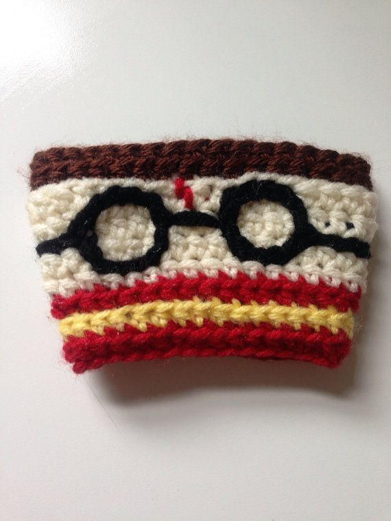 Harry Potter Crocheted Coffee Cozy on