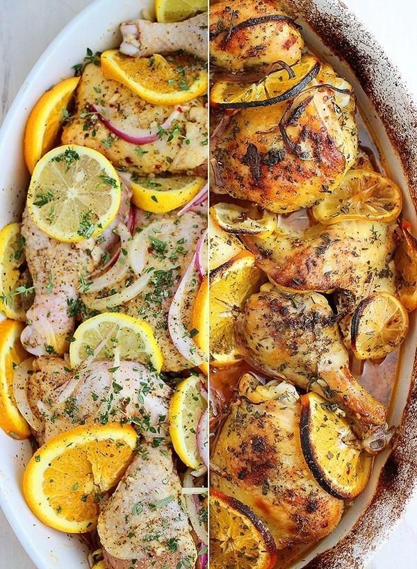 Herb and Citrus Oven Roaste