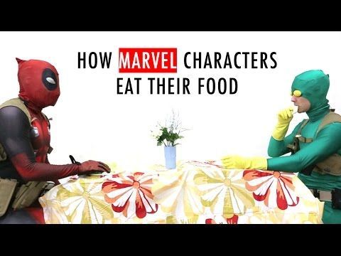 How Marvel Characters Eat T