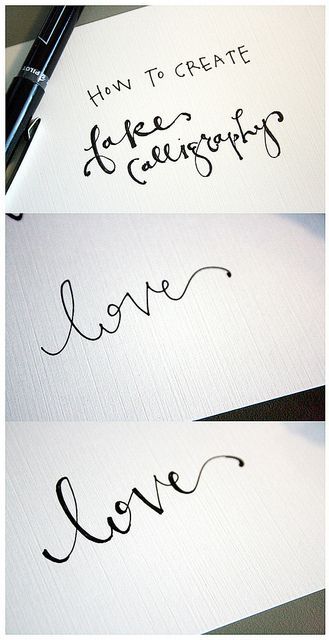 how to create fake calligra