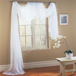 How to Drape Curtain Scarf