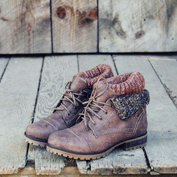 im mostly into taller boots but these bad boys are SUPER cute! LOVE the rustic worn