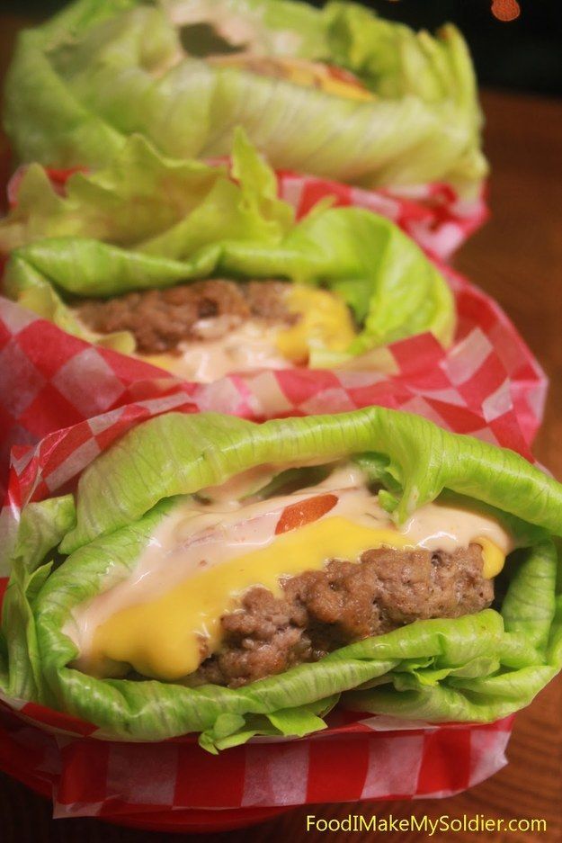 Lettuce-Wrapped Cheeseburgers | 29 Fresh And Crunchy Lettuce Wraps For Hot Summer