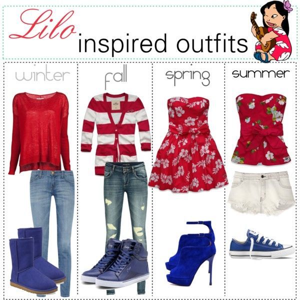 “Lilo inspired outfits :)”