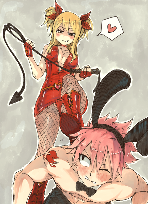 LOL! :D – Nalu. THIS. okay first Lucy is like HAHA I GOT YOU NOW! and Natsu is just like, why the hell did i agree to