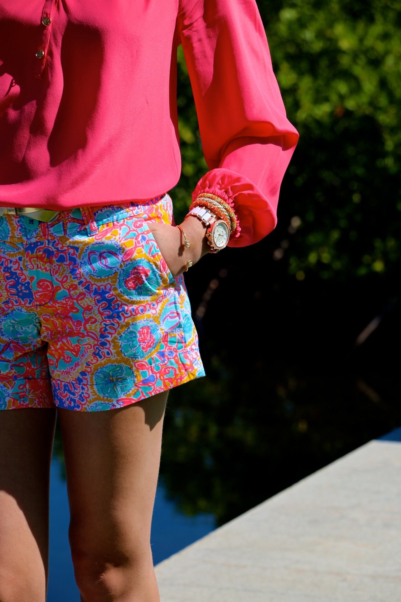 Love this bright shorts wit