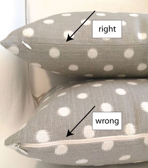 Make a pillow cover with an