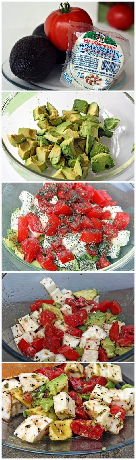 Mozzarella Salad Avocado Tomato Salad by food-exclusive