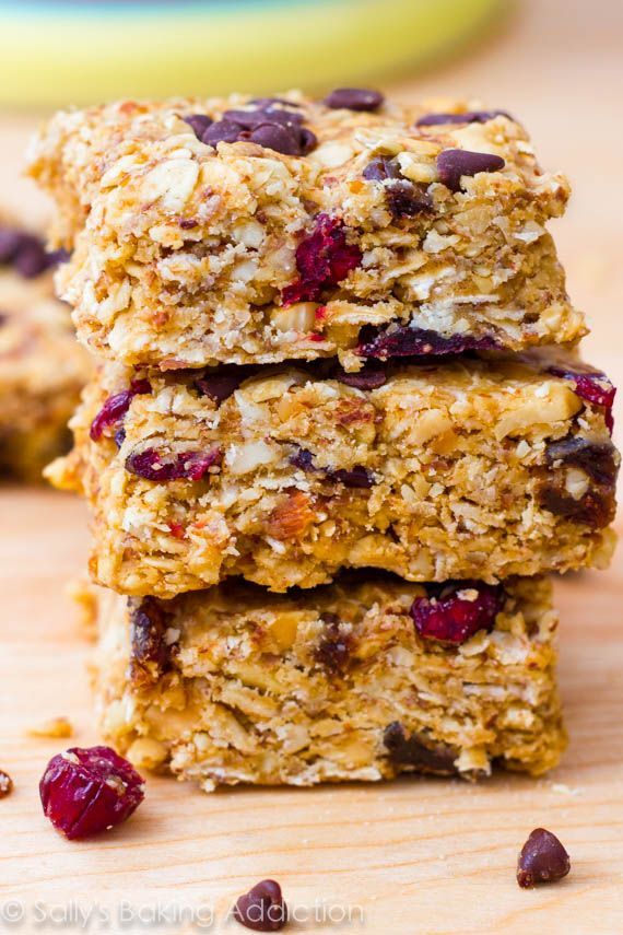 No-Bake Healthy Peanut Butter Trail Mix Bars – everyone will love