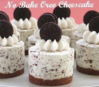 No Bake Oreo Cheesecake Recipe! Made this for a friends birthday party and it was a huge hit, such a great desert!!! Everyone loved it and it was easy to make. You have to love recipes where there is