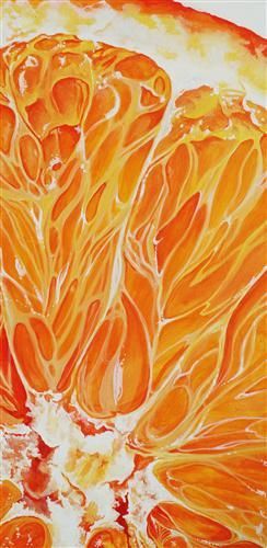 Orange, Acrylic Painting by