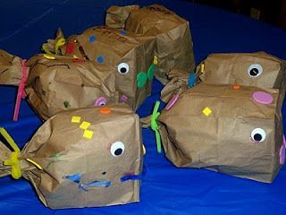Paper Bag Fish inspired by